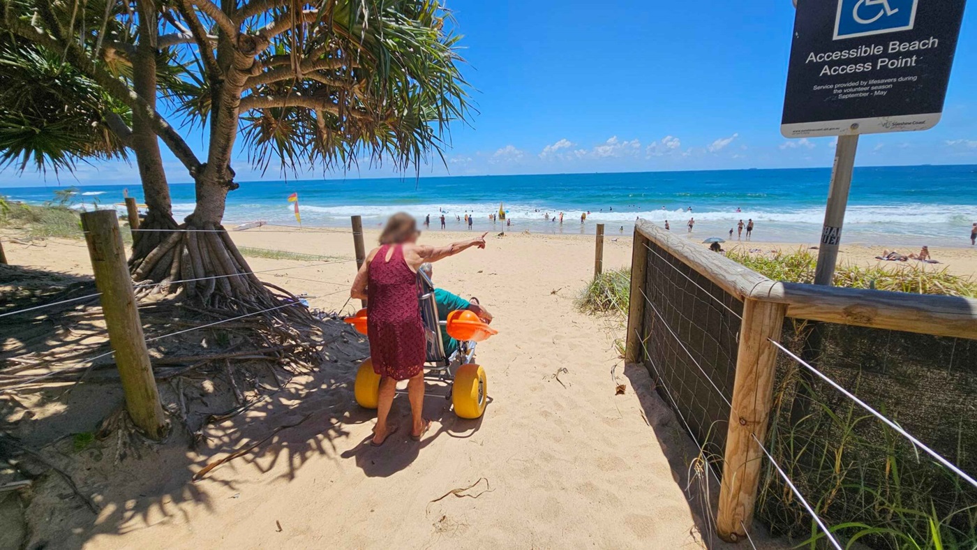How To Use The Beach Wheelchair at All Access Day at Dicky Beach How To Use The Beach Wheelchair at All Access Day at Dicky Beach