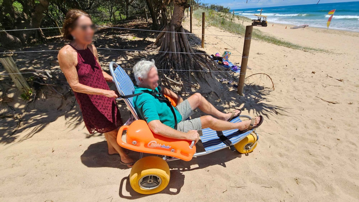 How To Use The Beach Wheelchair at All Access Day at Dicky Beach How To Use The Beach Wheelchair at All Access Day at Dicky Beach