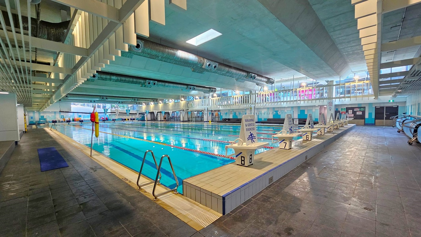 Indoor Pool at QUT Sport Fitness and Aquatic Centre